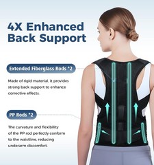 Back Brace Posture Corrector Women Men Shoulder Straightener Adjustable Support