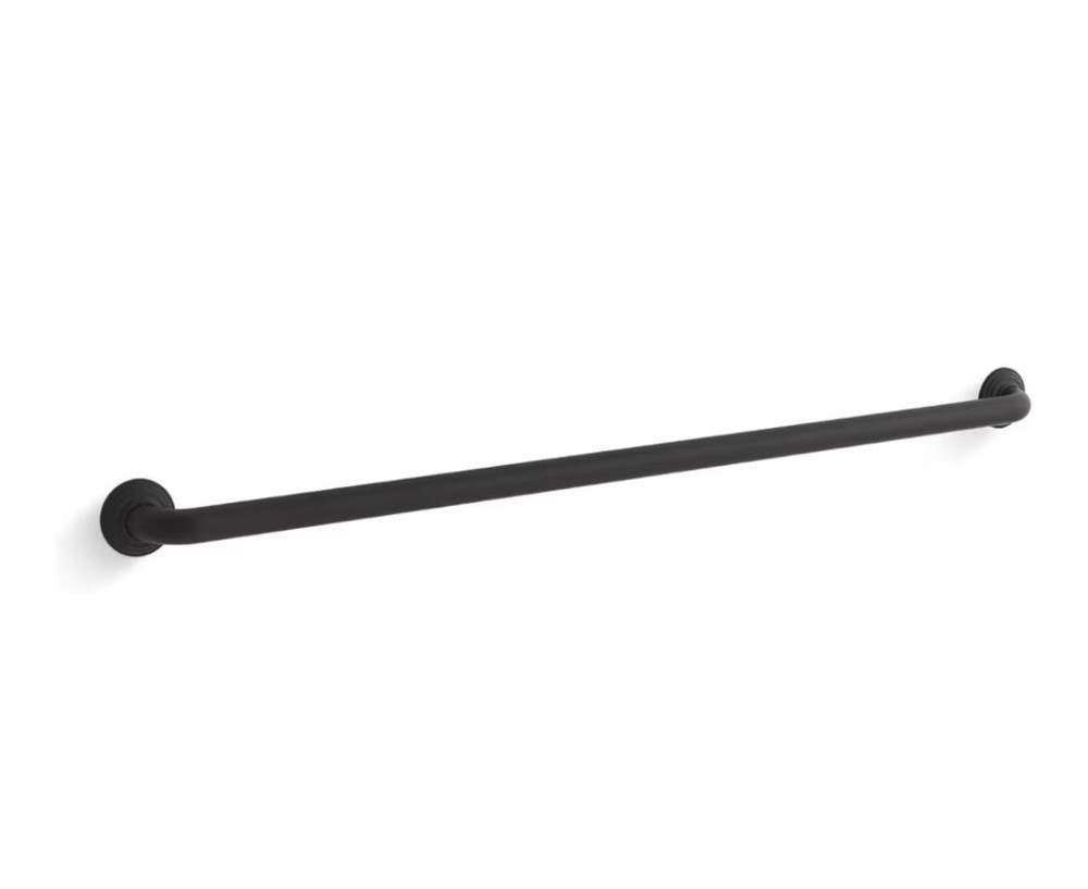 Kohler 10545-BL Traditional 42 in. ADA Compliant Grab/Assist Bar in Matte Black