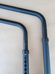 Quickie Wheelchair ANTI TIP TIPPERS WHEELS Wheelie Bars Parts Used Qxi 2 Nitrum