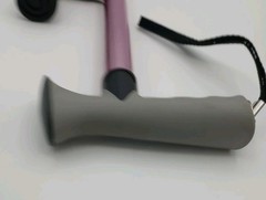 Pink Soft Grip Walking Cane Adjustable Height With Wrist Strap New