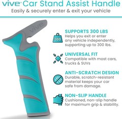 Car Assist Handle for Easy Exit – Non-slip Grip, Lightweight up to 300 lbs