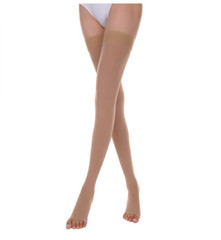 Compression Sock 30-40mmHg Thigh High Support Stockings Medical Relief Open Toe
