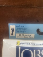 JOBST Sun Bronze 15-20 mmHg Thigh Medical Legwear LARGE 119383 UltraSheer