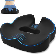 Ergonomic Donut Pillow Cushion for Hemorrhoid Relief and Tailbone Support