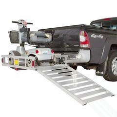 Silver Spring Aluminum Scooter Wheelchair Carrier 500 lb Hitch Mount Ramp