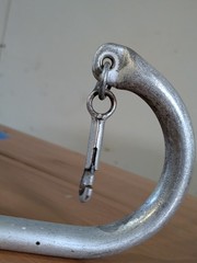 Unbranded Medical Stainless Steel Hook Candy Cane Stirrup Holder Assy Component
