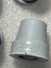 6X PCS. Carex Quad Cane Tips 5/8″ Metal Reinforced (A705) GREY