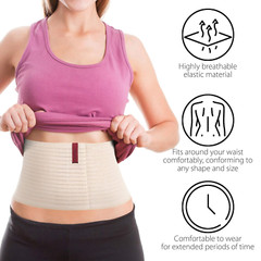 6.25″ Abdominal Binder for Men and Women/Postpartum Post-Operative Post-Surgery