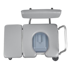 VEVOR 4-in-1 Bedside Commode Chair Raised Toilet Seat 500 lbs Adjustable Height