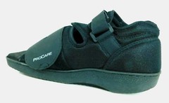 ProCare Medical Walking Shoe Black Open Toe Post-Op Break Medium
