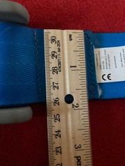 SAMMONS PRESTON Quick Clean Gait Belt BLUE Polyethylene 60″ long Secure Buckle