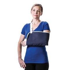 Core Products Deep Pocket Envelope Arm Sling Blue Adjustable Durable Washable