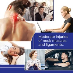 Women Men Comfy Neck Support Cervical Collar Traction Device Brace Pain Relief