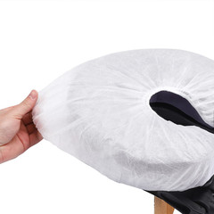 Noverlife 100PCS Disposable Fitted Face Cradle Covers, Non-Woven Ultra Soft Mass