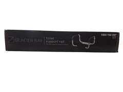Glacier Bay FGB368GB THD Toilet Support Rail Adjustable Grab Bar OPEN BOX
