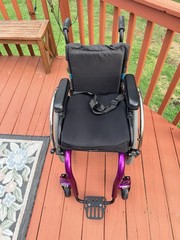 Ki Mobility Rogue XP 13×15 Pediatric Wheelchair W/ Alber Twion Power Assist