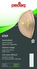 Pedag Step 16647 arch support leather wedges, prevent flat foot & over pronation