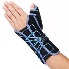Velpeau Wrist Brace with Thumb Spica Support for Carpal Tunnel, Quick Wrap