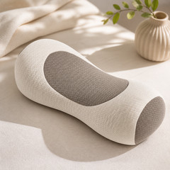 Buckwheat Neck Pillow Cylindrical Cervical Support Bolster Cushion