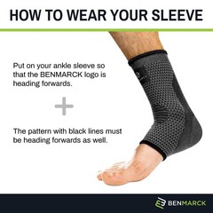 Achilles Tendon Support Brace & Compression Sleeve for Plantar Fasciitis Relief