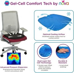 Washable Non-Slip Water Resistant Gel Cell Seat Cushion Pressure Relief for