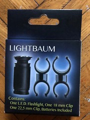 LightBaum- Adjustable LED Flashlight for Crutches, Canes, & Walkers