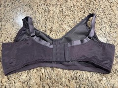 Amoena 44024 Nancy Soft Bra Dark Grey Purplish Taupe Post Mastectomy Comfort