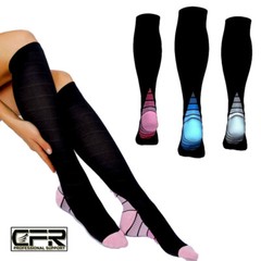 Copper Stretch Compression Socks 20-30mmHg Leg Support Sports Sleeve Men Women
