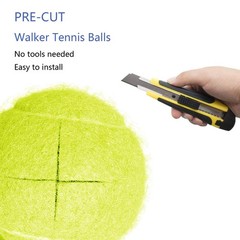 Tennis Balls for Walkers Pre Cut, 4Pcs Walker Standard, Yellow-4pcs