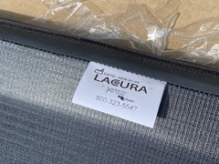 Lacura Amputee Cushion Black Polyurethane Cover 10″ Extension On Right Side 18″