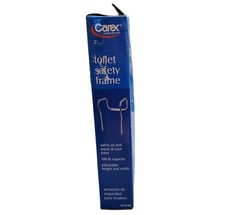 Carex Toilet Safety Frame 300lb Capacity Adjustable Height And Width USA Seller