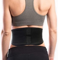 ALLYFLEX Sports Back Brace Lightweight and Breathable Size XS/S 22-28 inches New