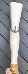Vintage Above Knee Prosthetic RT Artificial Limb Medical Oddity Steampunk Prop