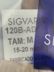 Sigvaris Stockings Knee High 120B AD 15-20 mmHG BEIGE Size MEDIUM