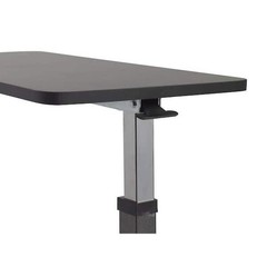 Overbed Table Tray Rolling Hospital Bed NonTilt Adjustable Height Food Cart Desk