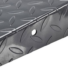 1&2PCs 29″ x 48″ Shed Ramp for Riding Mower Anti-Slip Punch Plate Ramp 1500 LB