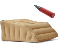 The Lounge Doctor – Inflatable Leg Rest Size Large Cappuccino With Pump NEW