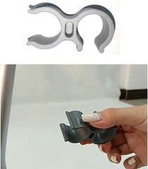 2 Pack Shower Chair Shower Head Holder Handheld Shower Clip Tube Clamp Bracket