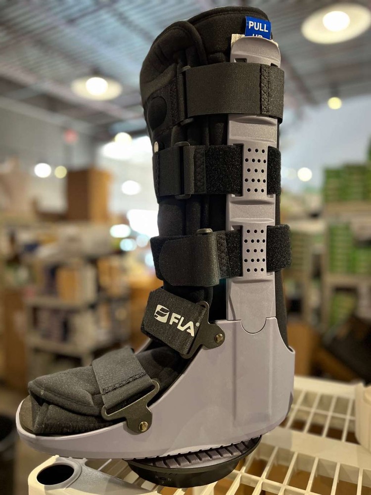 FLA Adjustable Air Ankle Walker, Post Op Boot High Height — X-Large – Right or