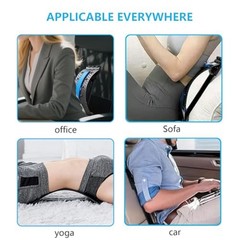 Back Stretcher for Lower Back Pain Relief – 4-Level Adjustable Lumbar Support…
