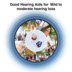 Hearing Aids，Ultra-Comfortable，16 hours battery，Invisible，mild to hearing loss