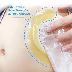 30 Pcs Ostomy Barrier Strips | Elastic Barrier Tape for Colostomy Bags | Medi…