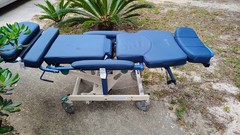 Mobility Transfer Chair BARTON H250 Tilt Flat Recline Positions Safety W/ Extras