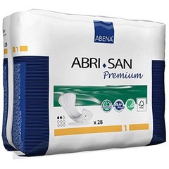 Abri San Premium Size 1 Incontinence Pads 200ml Absorbency Hypoallergenic