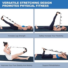 Yoga Foot Leg Stretching Strap for Fitness & Health Ankle Belt Plantar Fasciitis
