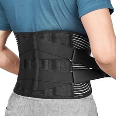 NEW Adjustable Lower Back Brace Lumbar Support Waist Belt Men Women Pain Relief
