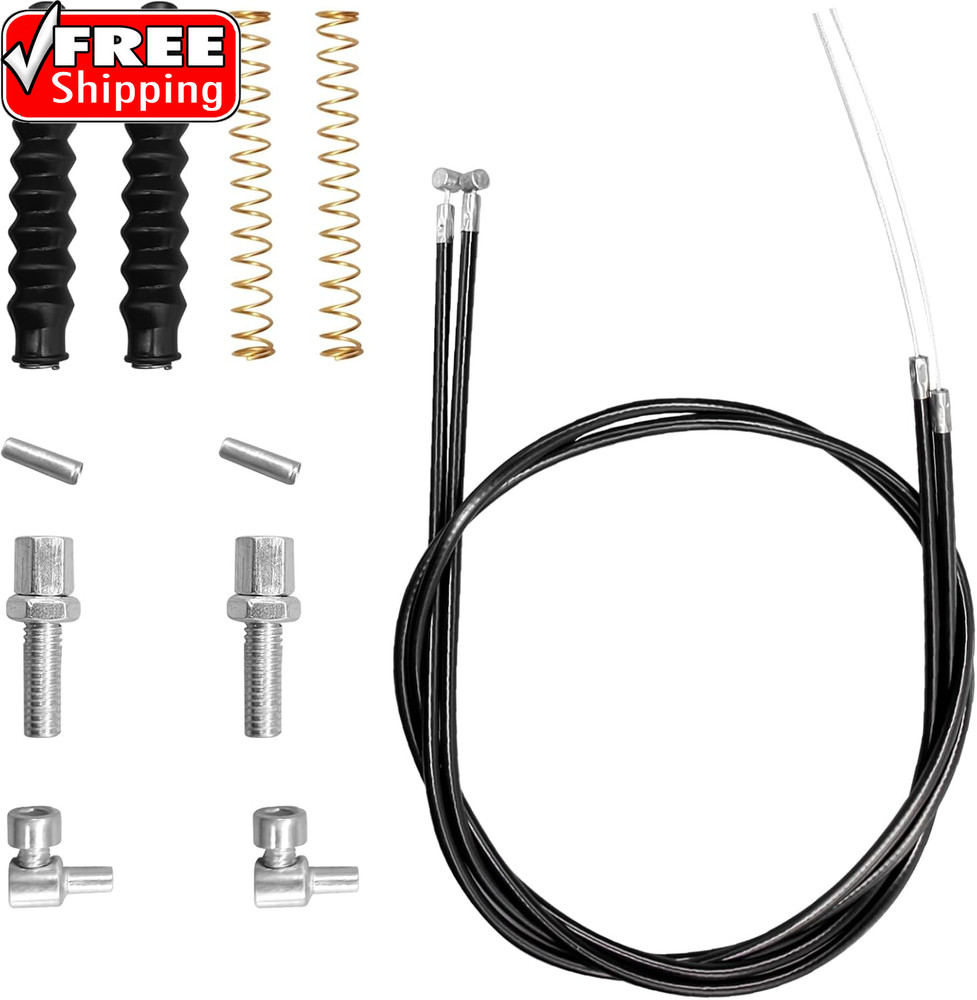 14Pcs Brake Cable Drive Rollator Replacement Parts, Brake Cable Parts for Walker