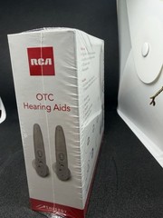RCA OTC Grey Rechargeable 15 Hour Behind Ear Right & Left Hearing Aid Pair