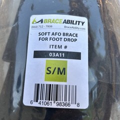 BraceAbility Plantar Fasciitis Night Sock – Size S/ M- # 03A11