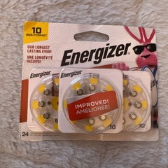 Energizer EZ Turn & Lock+PowerSeal Hearing Aid Batteries, 24-Pack Exp 11/2025